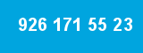 926 171 55 23 926 171 55 23